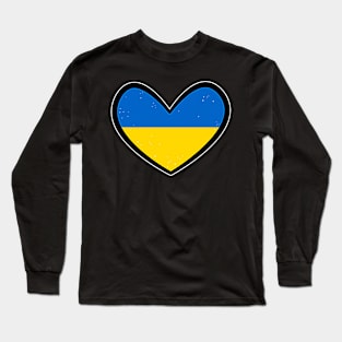 Ukrainian heart Long Sleeve T-Shirt